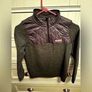 Boys vineyard vines size 7 shep shirt 3/4 zip